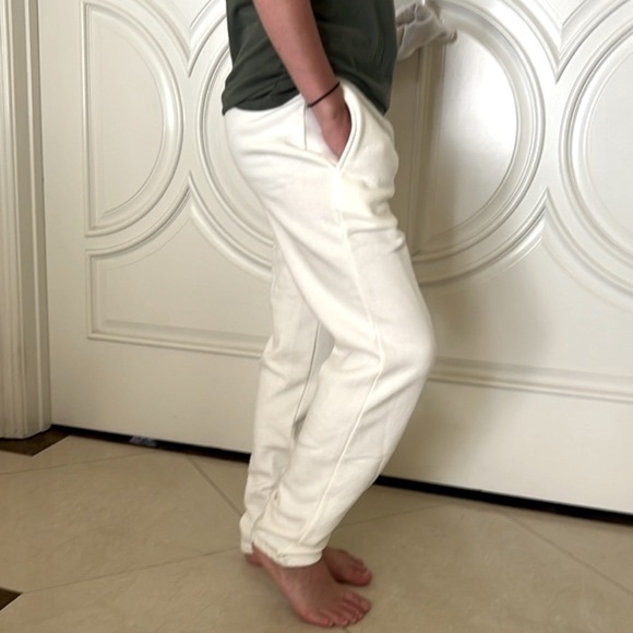 Sweatpants smily face print . Size Med Junior - Picture 2 of 7